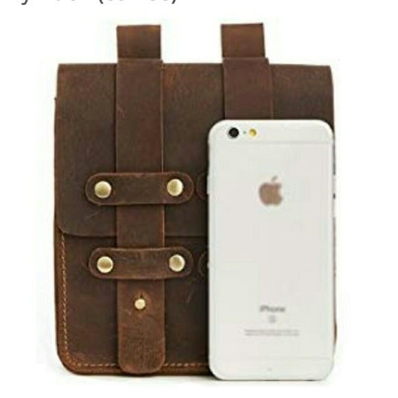 NEW Genuine Leather Waist Belt Pack - Picture 6 of 7